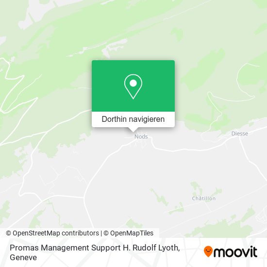 Promas Management Support H. Rudolf Lyoth Karte