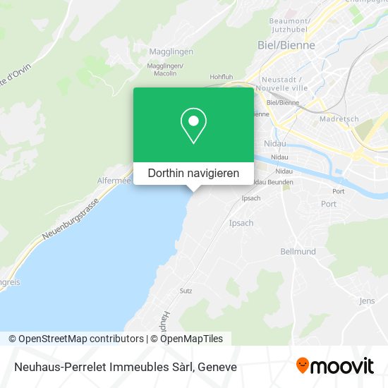 Neuhaus-Perrelet Immeubles Sàrl Karte