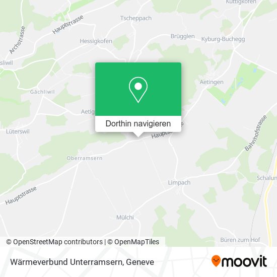 Wärmeverbund Unterramsern Karte