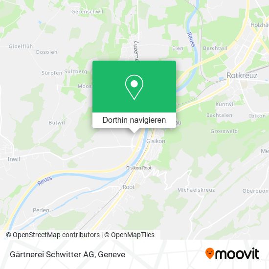 Gärtnerei Schwitter AG Karte