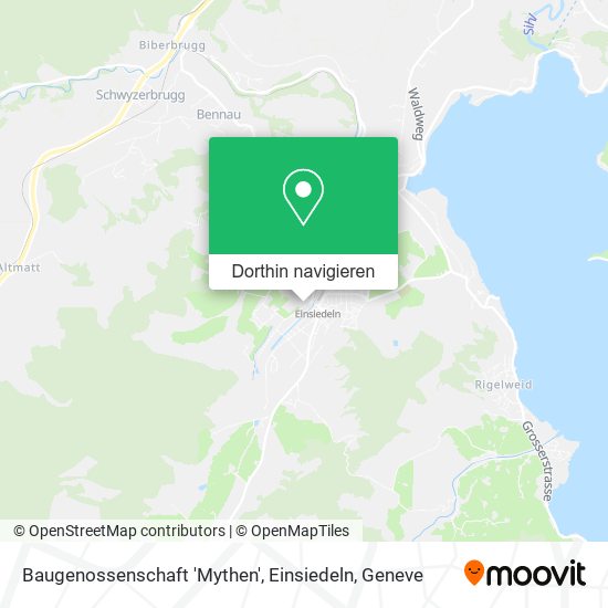 Baugenossenschaft 'Mythen', Einsiedeln Karte