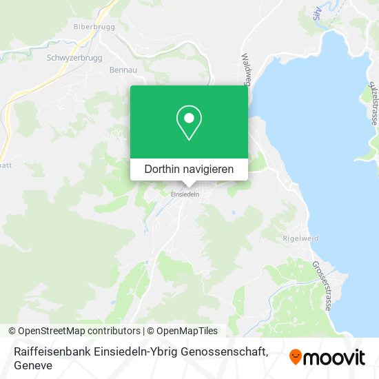 Raiffeisenbank Einsiedeln-Ybrig Genossenschaft Karte
