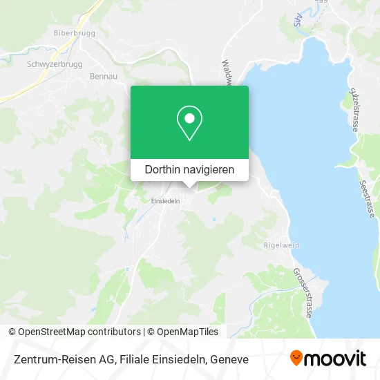 Zentrum-Reisen AG, Filiale Einsiedeln Karte