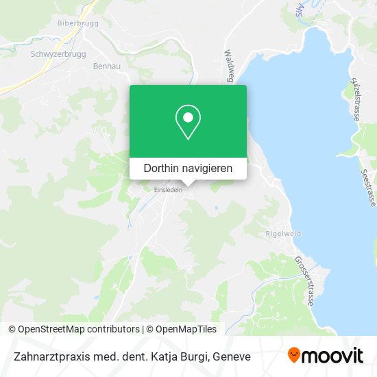 Zahnarztpraxis med. dent. Katja Burgi Karte