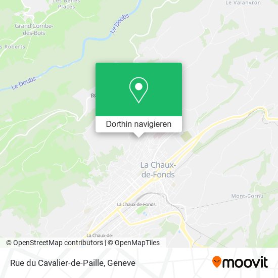 Rue du Cavalier-de-Paille Karte