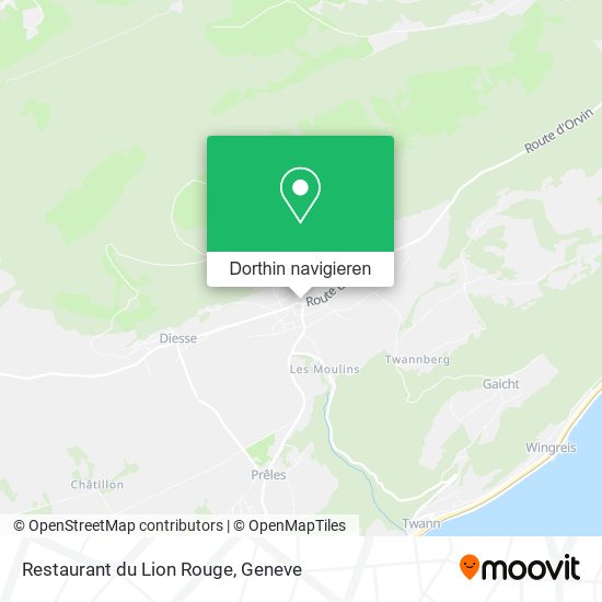 Restaurant du Lion Rouge Karte