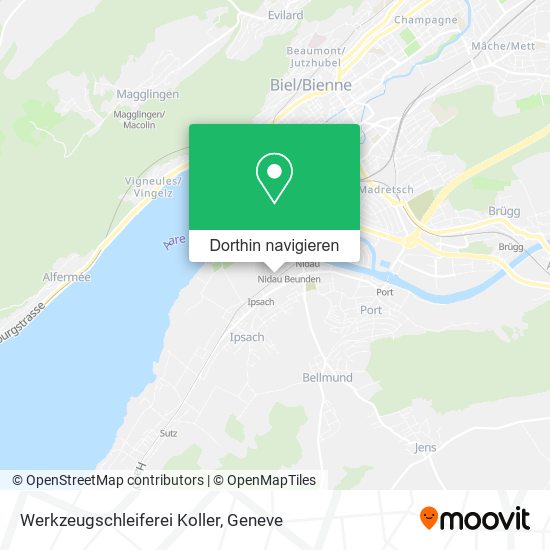 Werkzeugschleiferei Koller Karte
