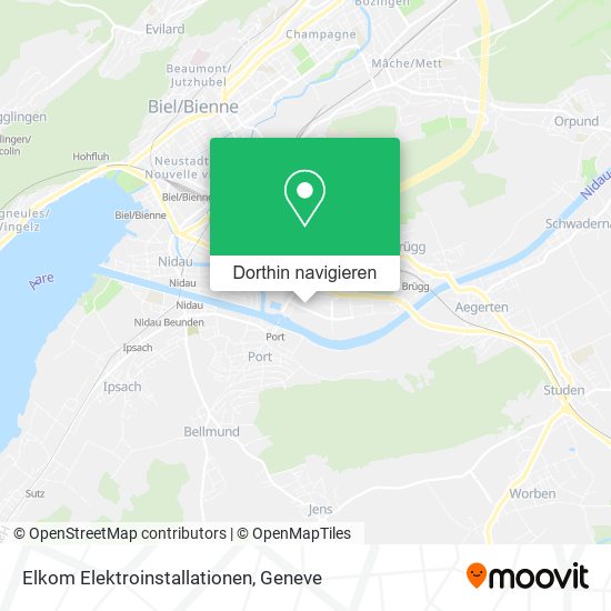 Elkom Elektroinstallationen Karte