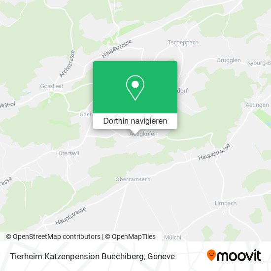 Tierheim Katzenpension Buechiberg Karte