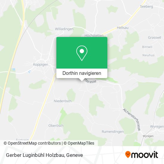 Gerber Luginbühl Holzbau Karte