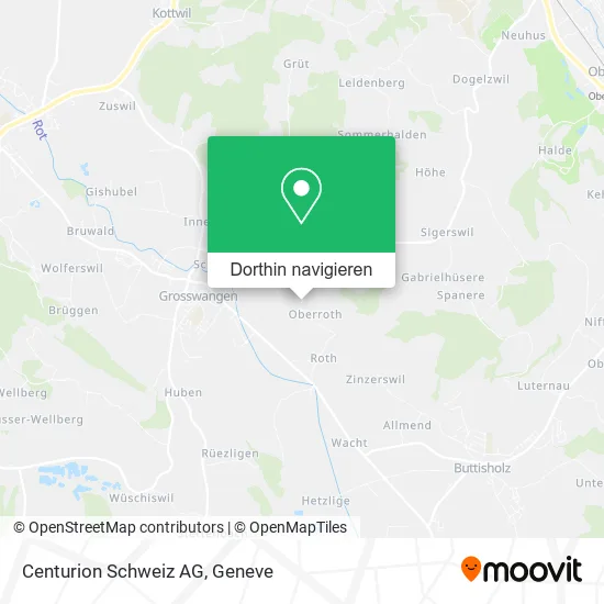 Centurion Schweiz AG Karte