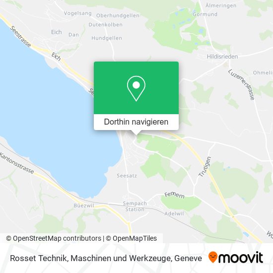 Rosset Technik, Maschinen und Werkzeuge Karte
