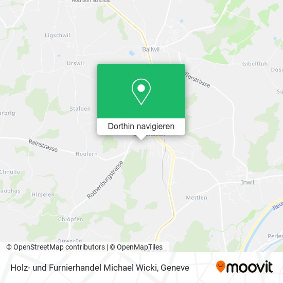 Holz- und Furnierhandel Michael Wicki Karte