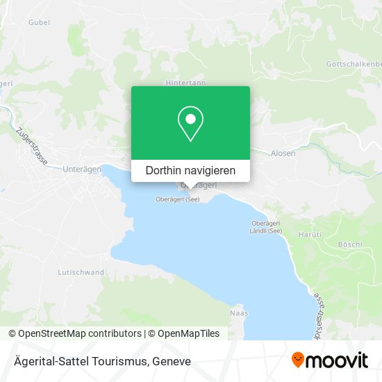 Ägerital-Sattel Tourismus Karte