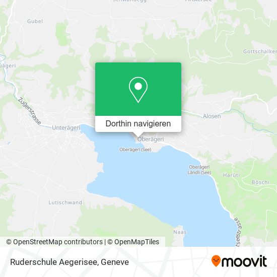 Ruderschule Aegerisee Karte