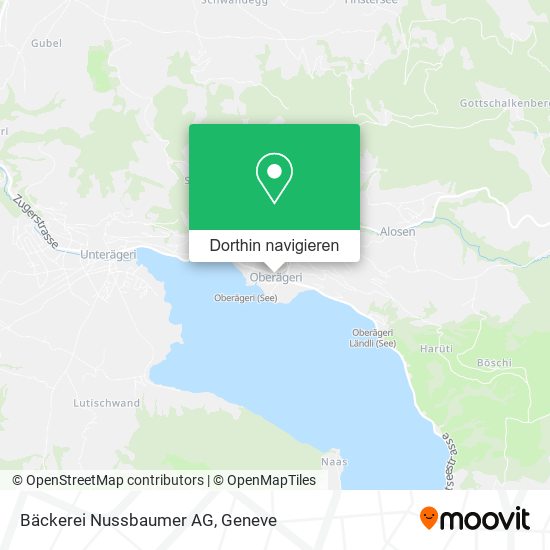 Bäckerei Nussbaumer AG Karte