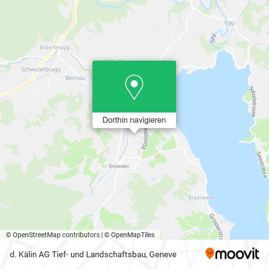 d. Kälin AG Tief- und Landschaftsbau Karte