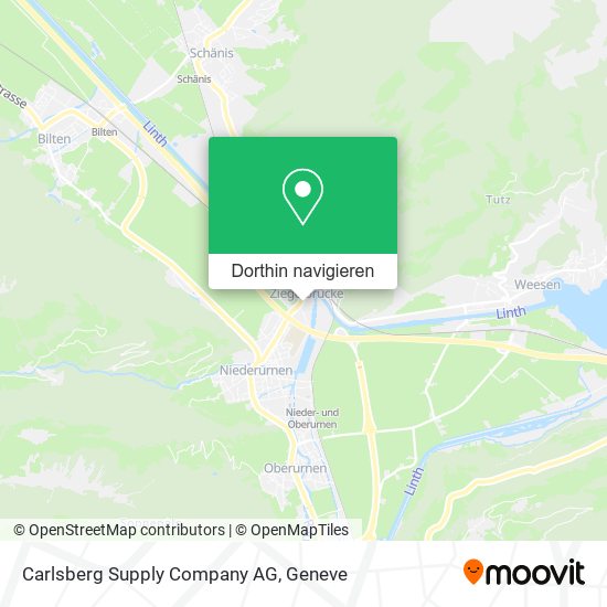 Carlsberg Supply Company AG Karte