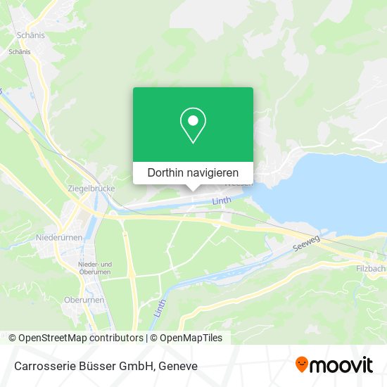 Carrosserie Büsser GmbH Karte