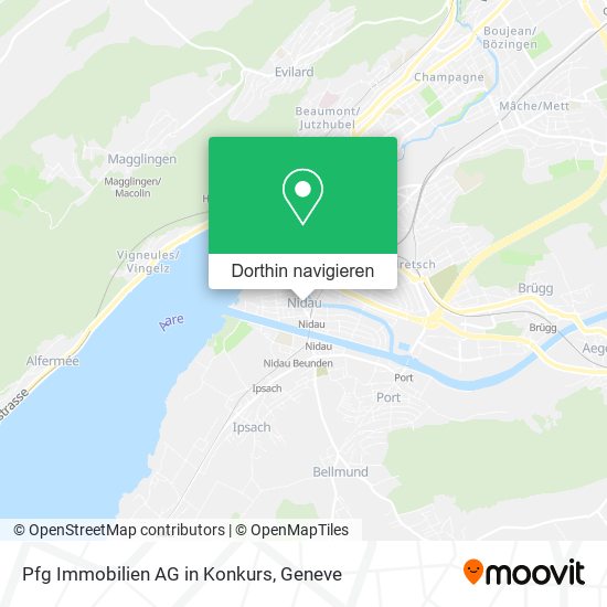 Pfg Immobilien AG in Konkurs Karte