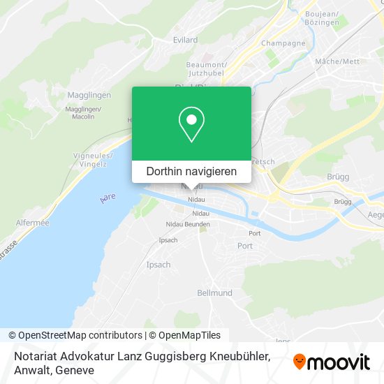 Notariat Advokatur Lanz Guggisberg Kneubühler, Anwalt Karte