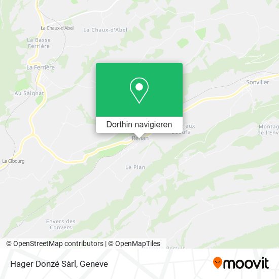 Hager Donzé Sàrl Karte