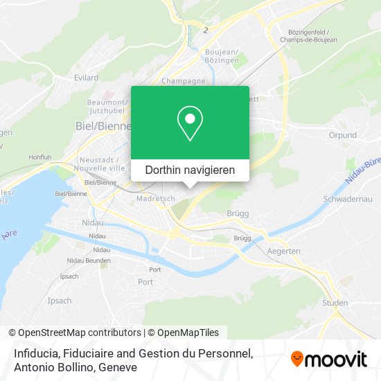 Infiducia, Fiduciaire and Gestion du Personnel, Antonio Bollino Karte