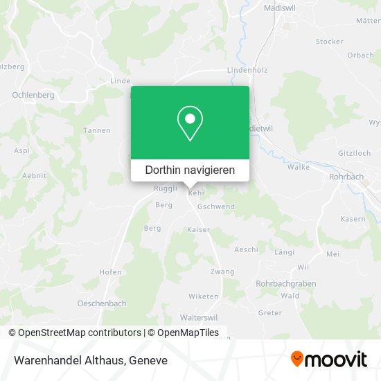 Warenhandel Althaus Karte