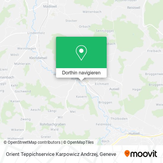 Orient Teppichservice Karpowicz Andrzej Karte