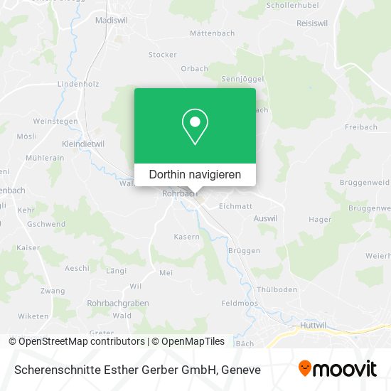 Scherenschnitte Esther Gerber GmbH Karte