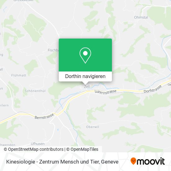 Kinesiologie - Zentrum Mensch und Tier Karte