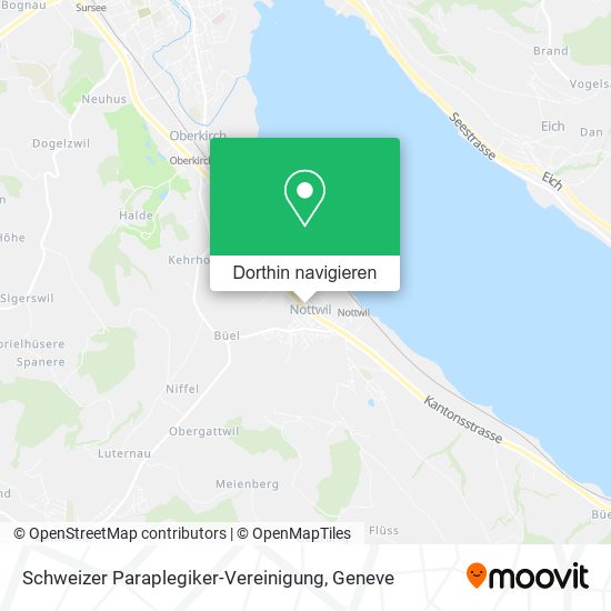 Schweizer Paraplegiker-Vereinigung Karte