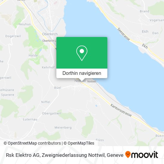 Rsk Elektro AG, Zweigniederlassung Nottwil Karte