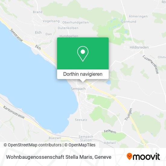 Wohnbaugenossenschaft Stella Maris Karte