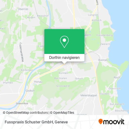 Fusspraxis Schuster GmbH Karte