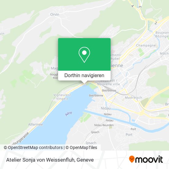 Atelier Sonja von Weissenfluh Karte