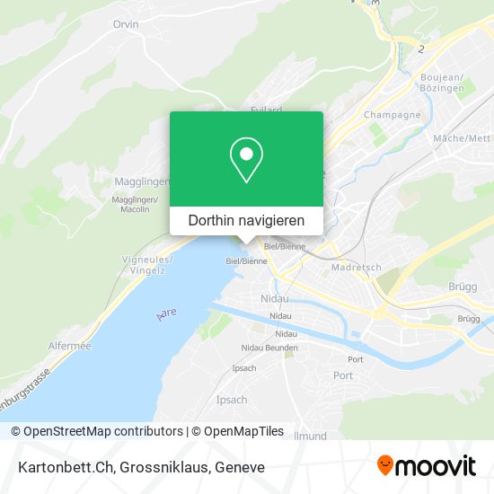 Kartonbett.Ch, Grossniklaus Karte