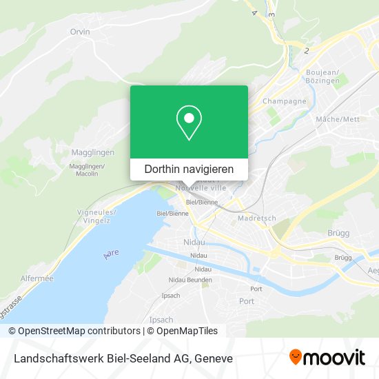 Landschaftswerk Biel-Seeland AG Karte