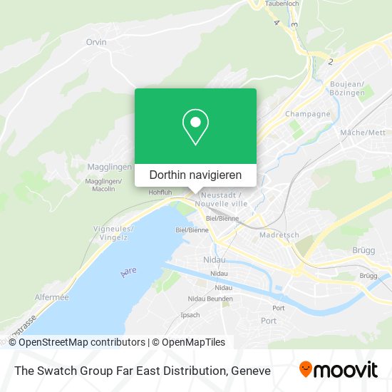 The Swatch Group Far East Distribution Karte