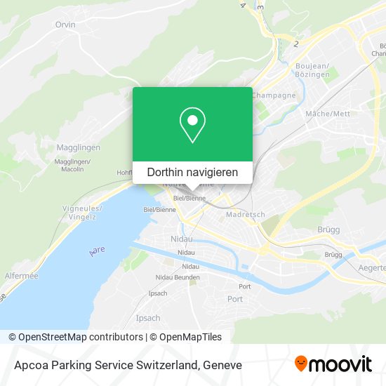 Apcoa Parking Service Switzerland Karte