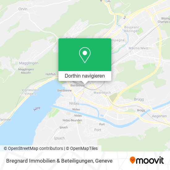 Bregnard Immobilien & Beteiligungen Karte