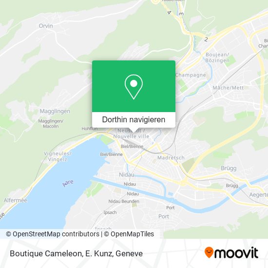 Boutique Cameleon, E. Kunz Karte