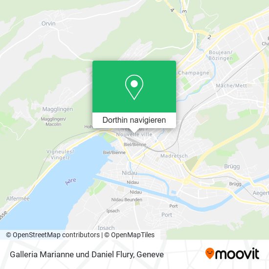 Galleria Marianne und Daniel Flury Karte