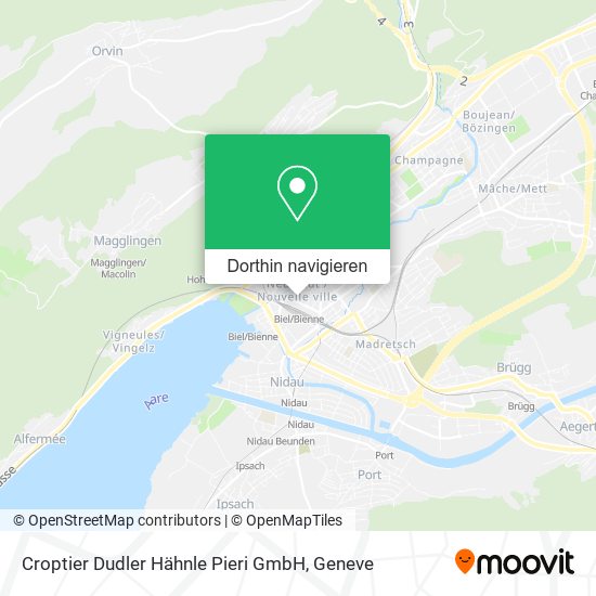 Croptier Dudler Hähnle Pieri GmbH Karte