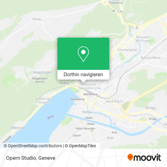 Opern Studio Karte