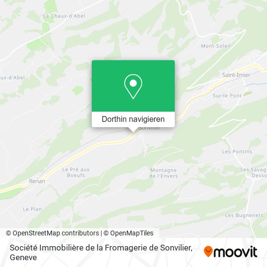 Société Immobilière de la Fromagerie de Sonvilier Karte