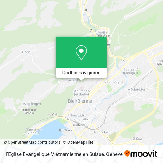 l'Eglise Evangelique Vietnamienne en Suisse Karte