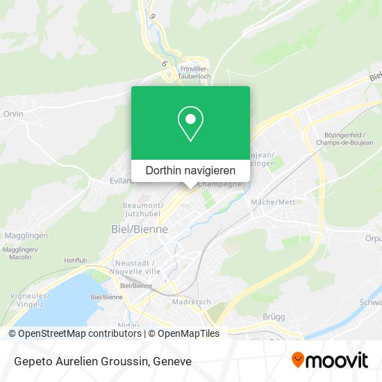Gepeto Aurelien Groussin Karte