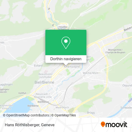 Hans Röthlisberger Karte