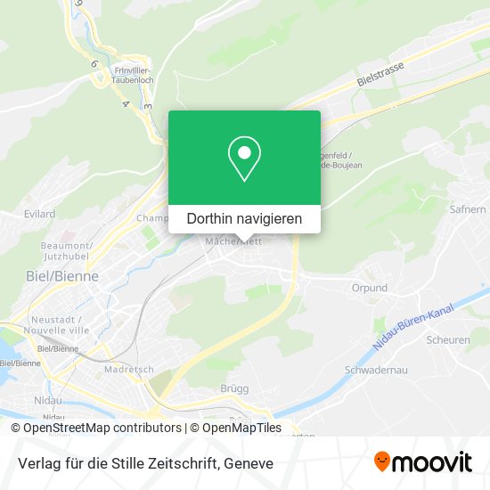 Verlag für die Stille Zeitschrift Karte